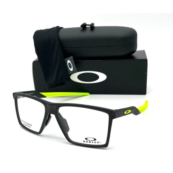 OAKLEY FUTURITY OX8052-0255 Stain Gray Smoke / Demo Lens 55mm Eyeglasses - Picture 2 of 4